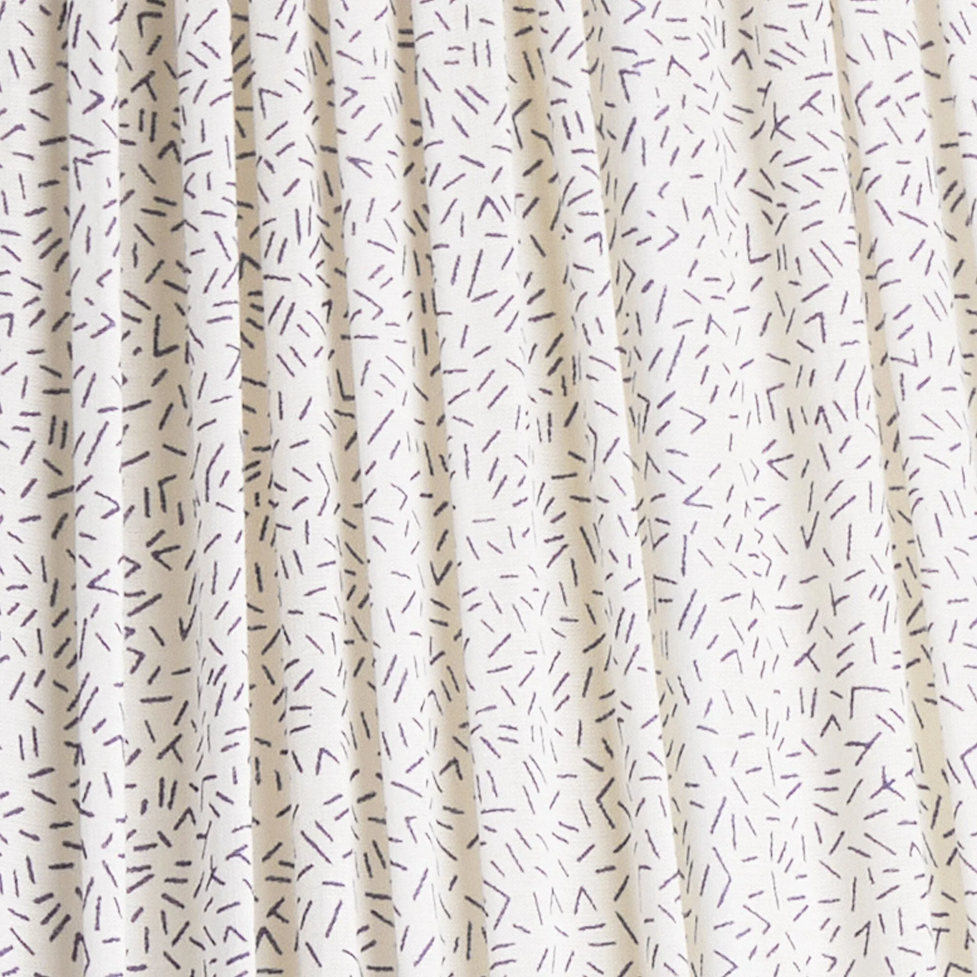 20cm empire shade in navy & white dashee block printed cotton