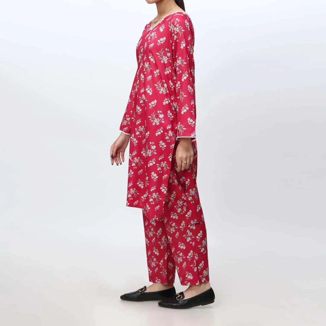 2PC- Printed Cambric Suit PS4211