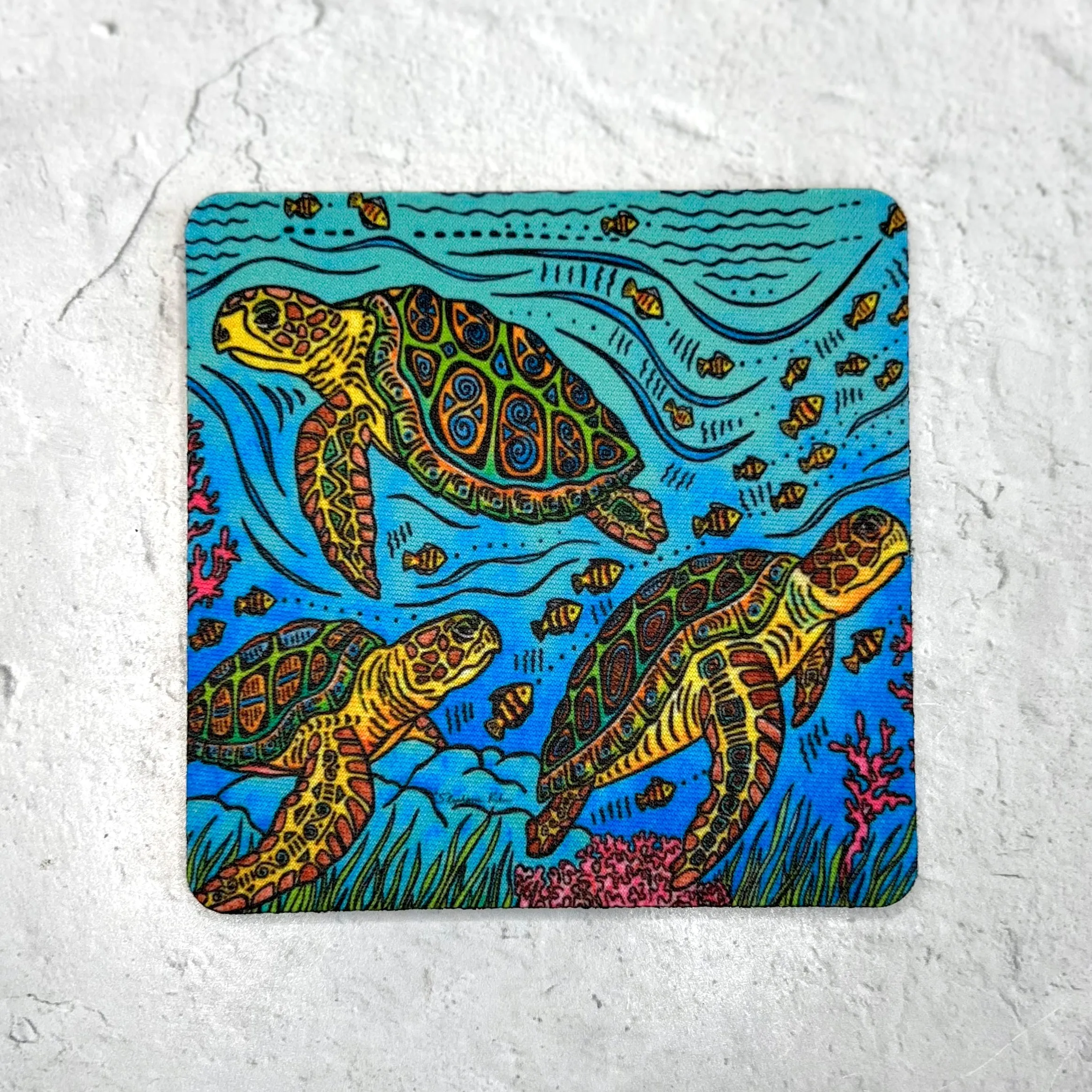 3 Loggerheads Coaster