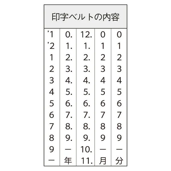36 Sublo Wooden Portable Date Stamp