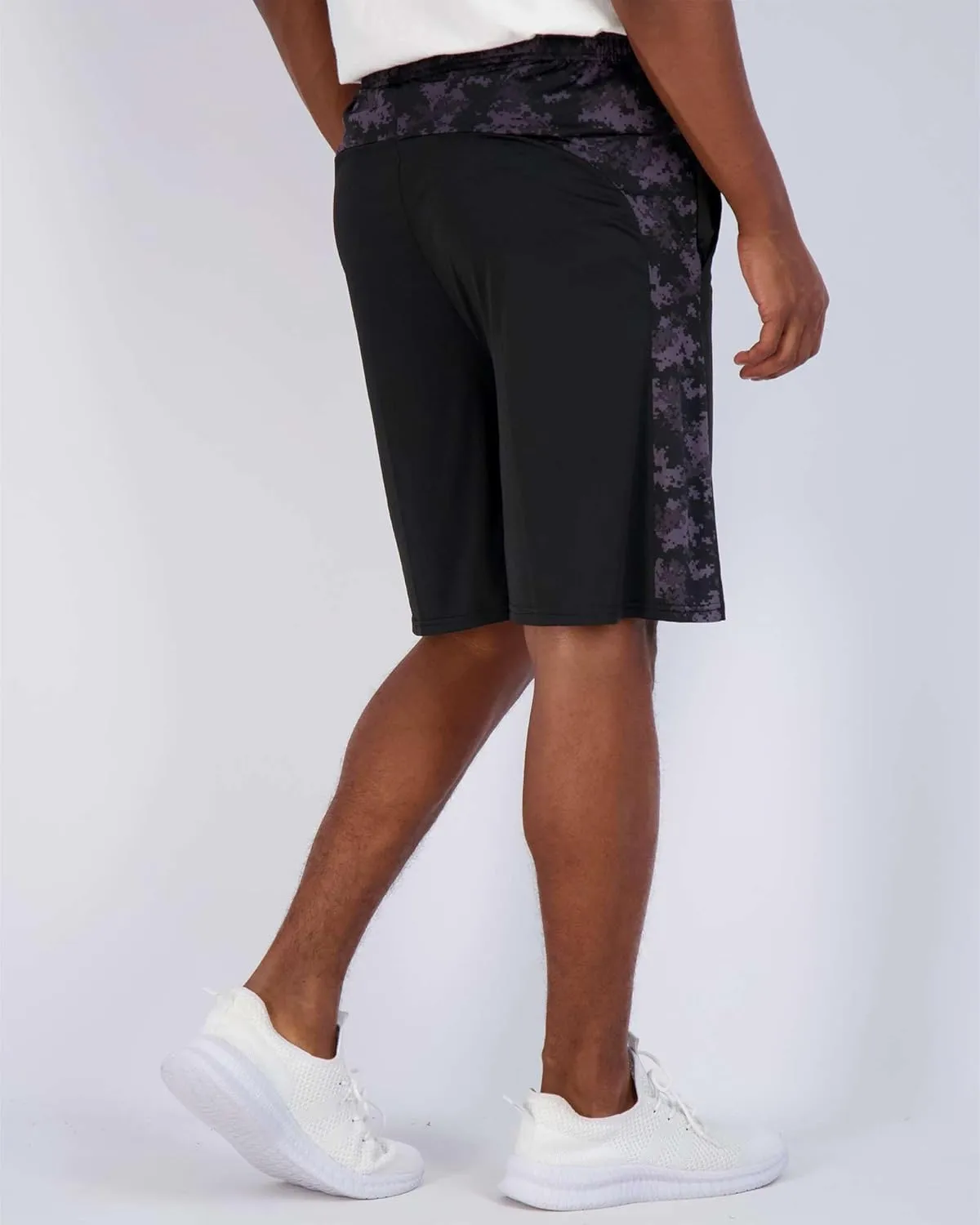 5 Pack Men's Active Quick Dry Fit Shorts - Athletic Running Gym Workout Casual Shorts with Pockets Bulk
