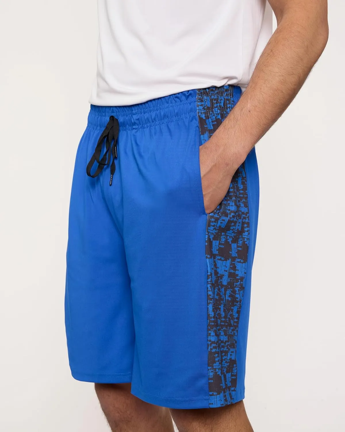5 Pack Men's Active Quick Dry Fit Shorts - Athletic Running Gym Workout Casual Shorts with Pockets Bulk