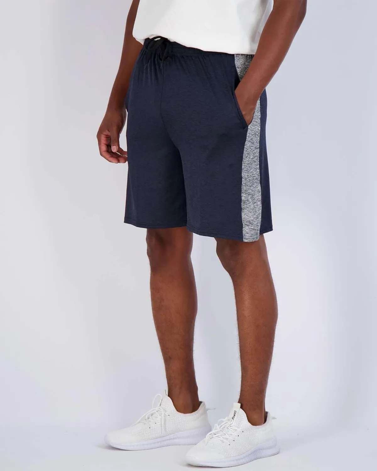 5 Pack Men's Active Quick Dry Fit Shorts - Athletic Running Gym Workout Casual Shorts with Pockets Bulk