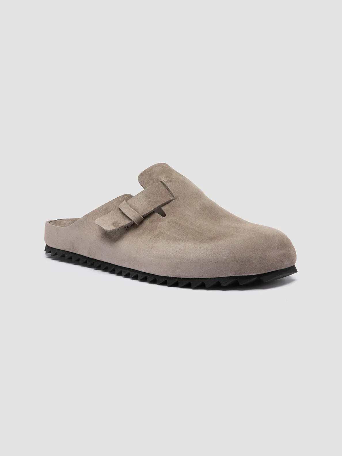 AGORÀ 004 - Grey Suede Sandal