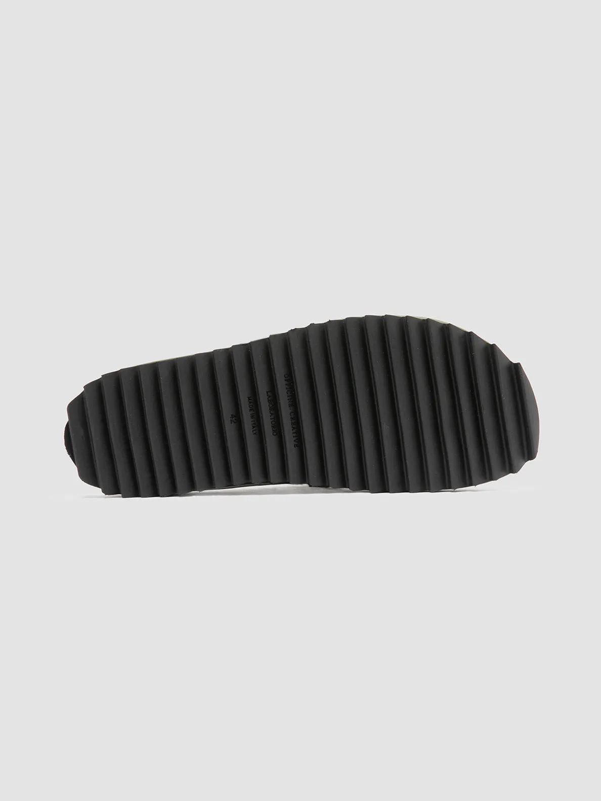 AGORÀ 004 - Grey Suede Sandal