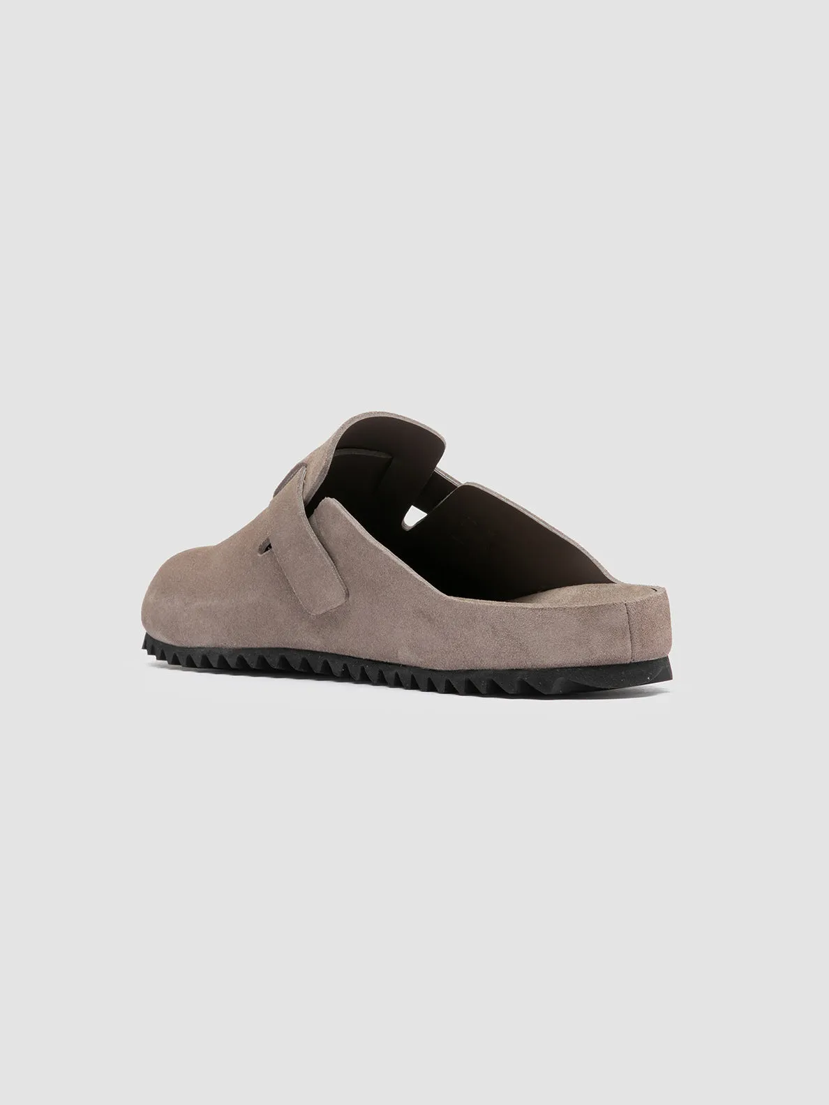 AGORÀ 004 - Grey Suede Sandal