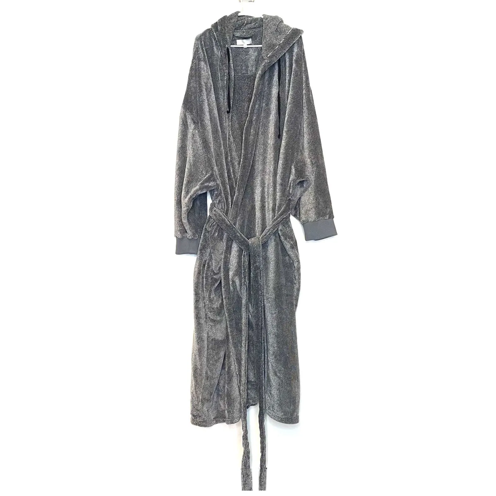 Alexander Del Rossa Mens Size 7X/8X Gray Robe NEW
