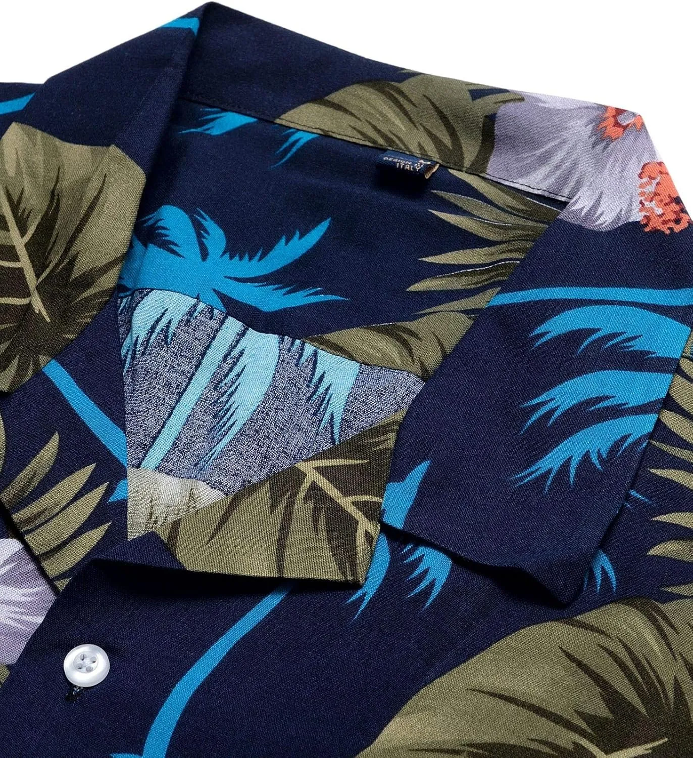 Alimens & Gentle Hawaiian Shirt for Men Summer Beach Casual Short Sleeve Button Down Shirts Printed Tropical Vacation Shirts