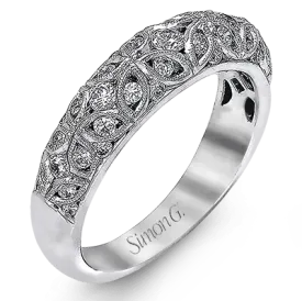 Anniversary Ring In 18k Gold With Diamonds