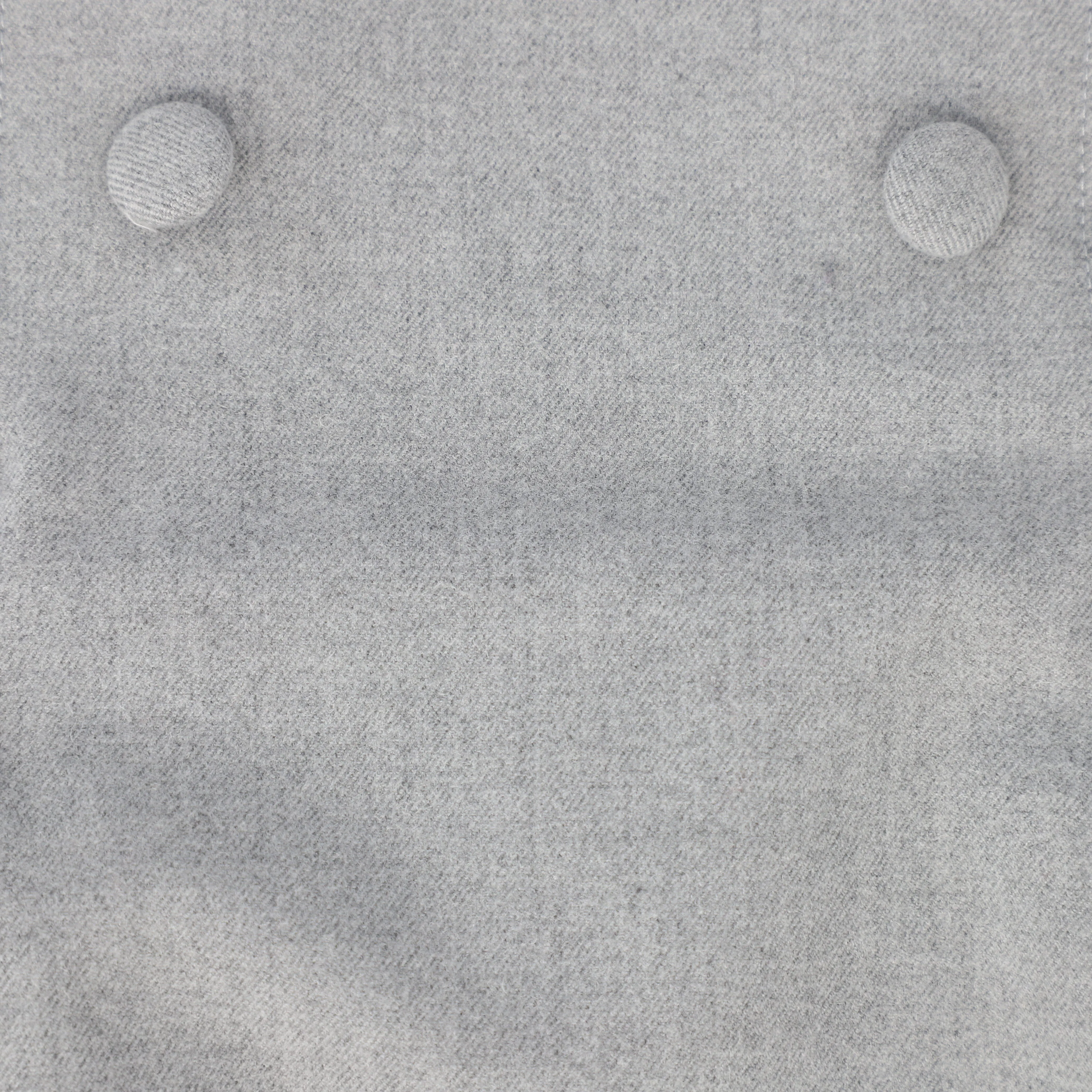BAMBOO LIGHT GREY WOOL BUTTON ROMPER