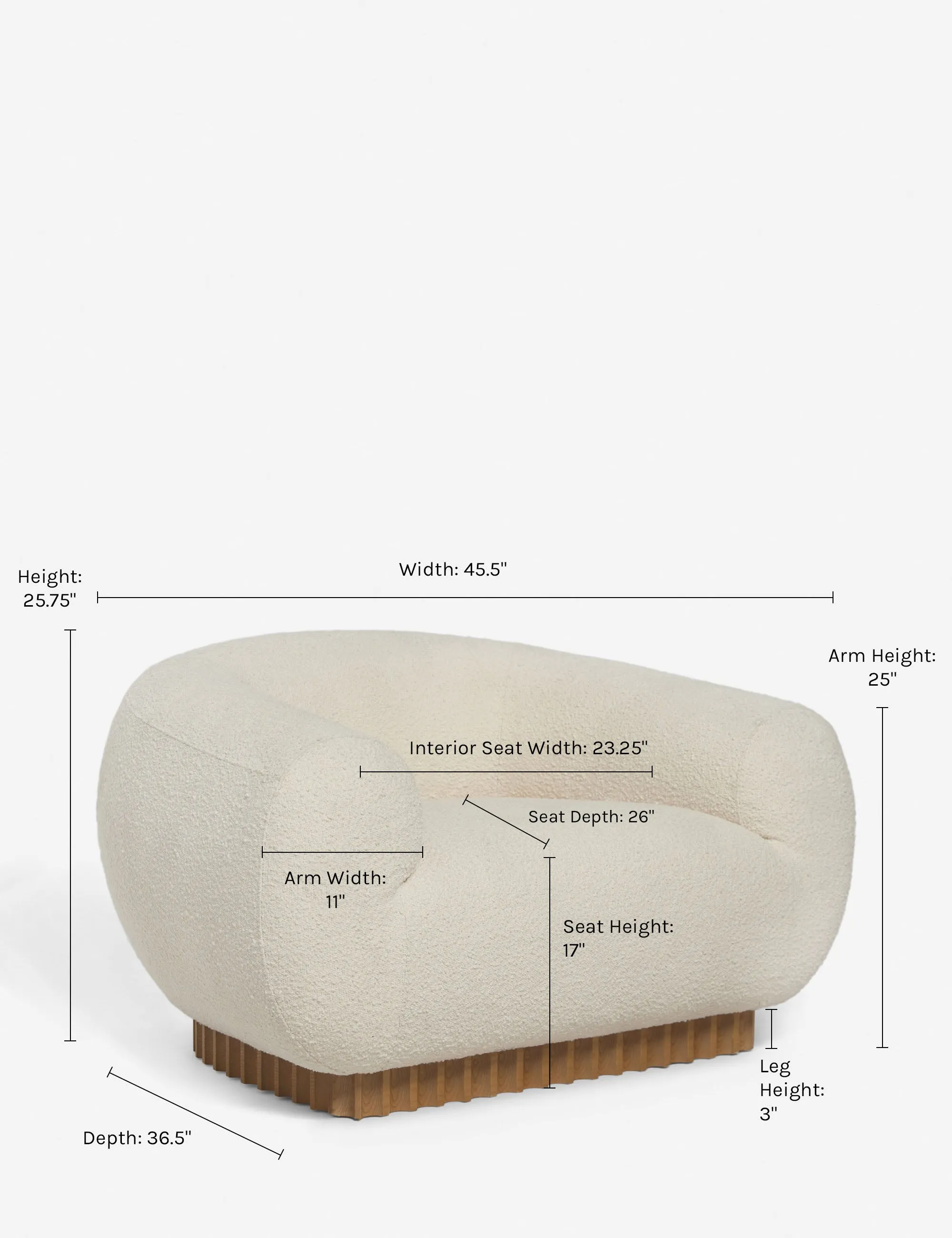 Billow Lounge Chair by Sarah Sherman Samuel