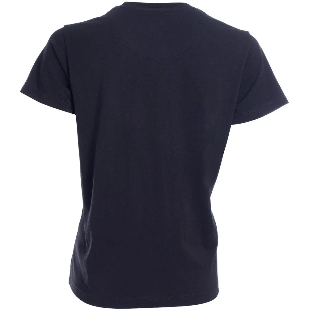 Black Hush Puppies Embossed T-Shirt