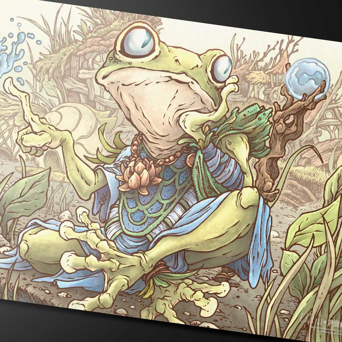 Bloomburrow Helga, Skittish Seer Playmat for Magic: The Gathering