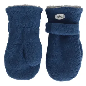 Calikids Fleece Mittens - Denim Blue