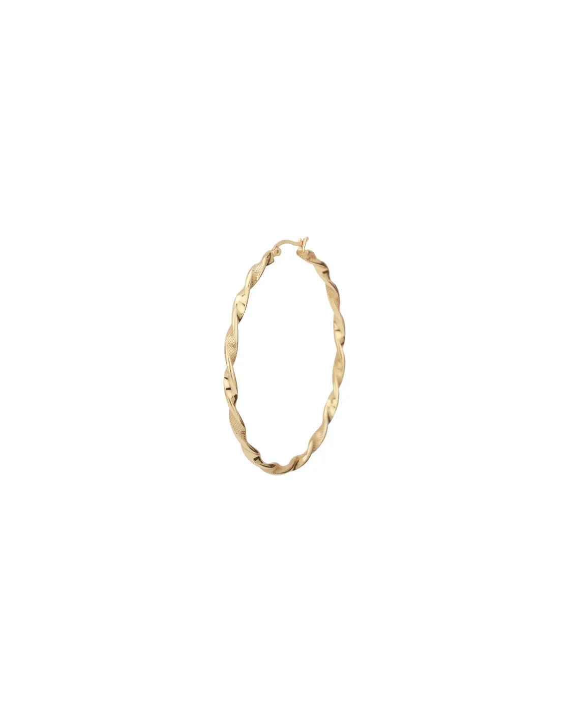 Carlton London Gold Plated Circular Hoop Earring For Women