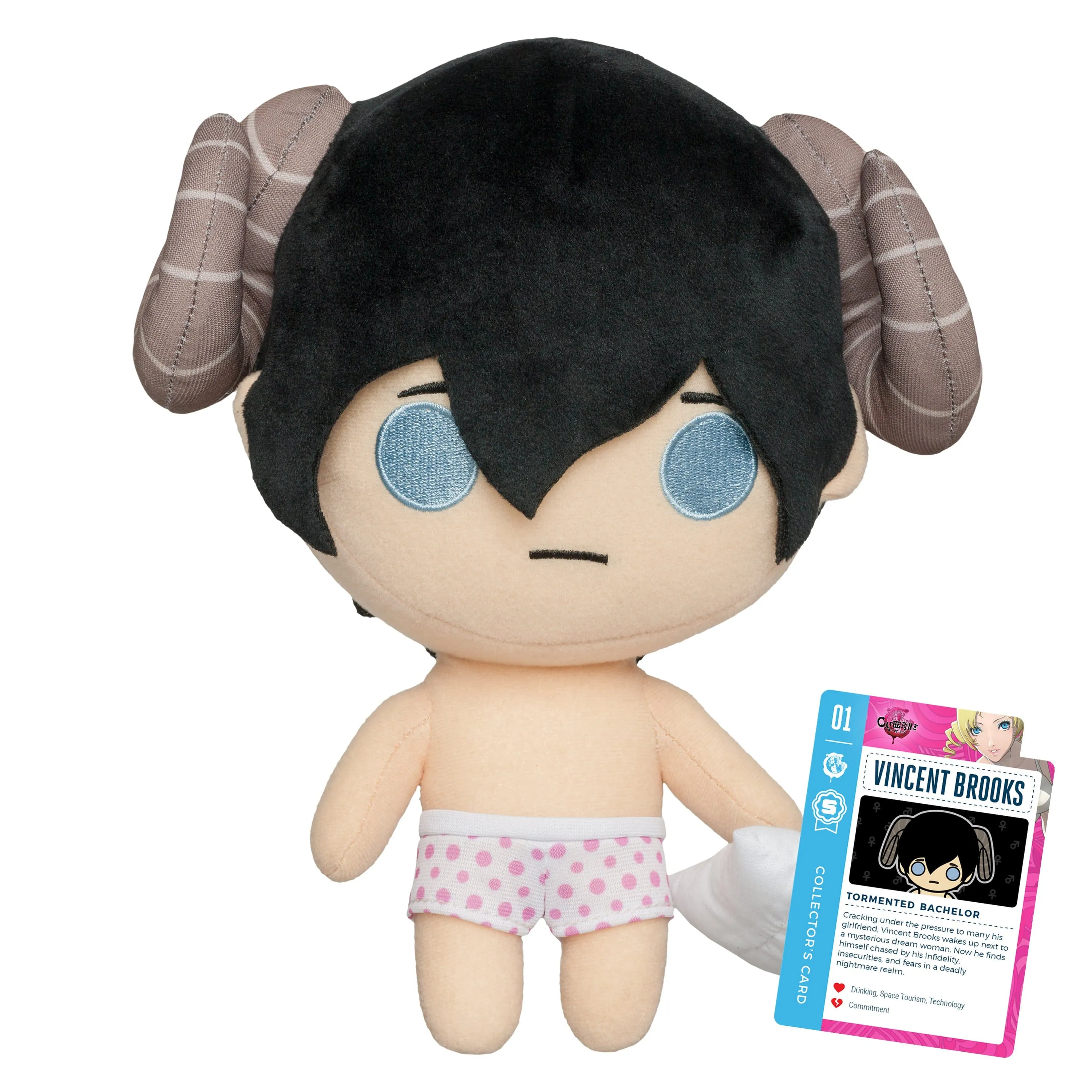 Collectors Edition Vincent Brooks Plush Doll from Catherine: Full Body – Limited Edition Soft Toy