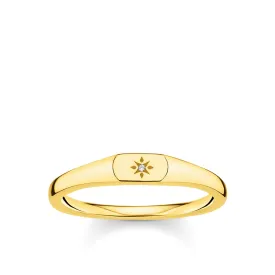CHARMING COLLECTION MINI CZ SIGNET RING
