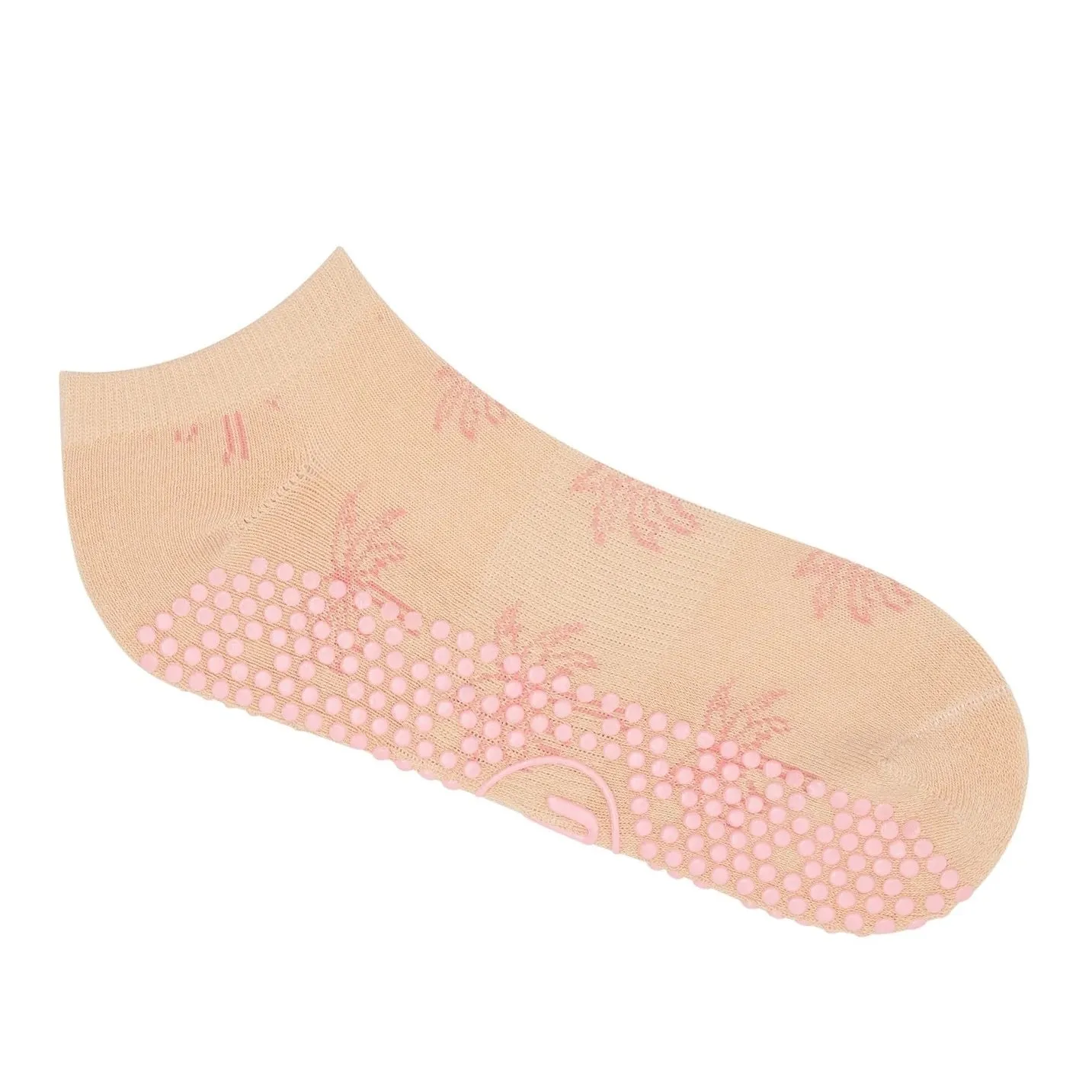 Classic Low Rise Grip Socks - South Beach Palms (Barre / Pilates)