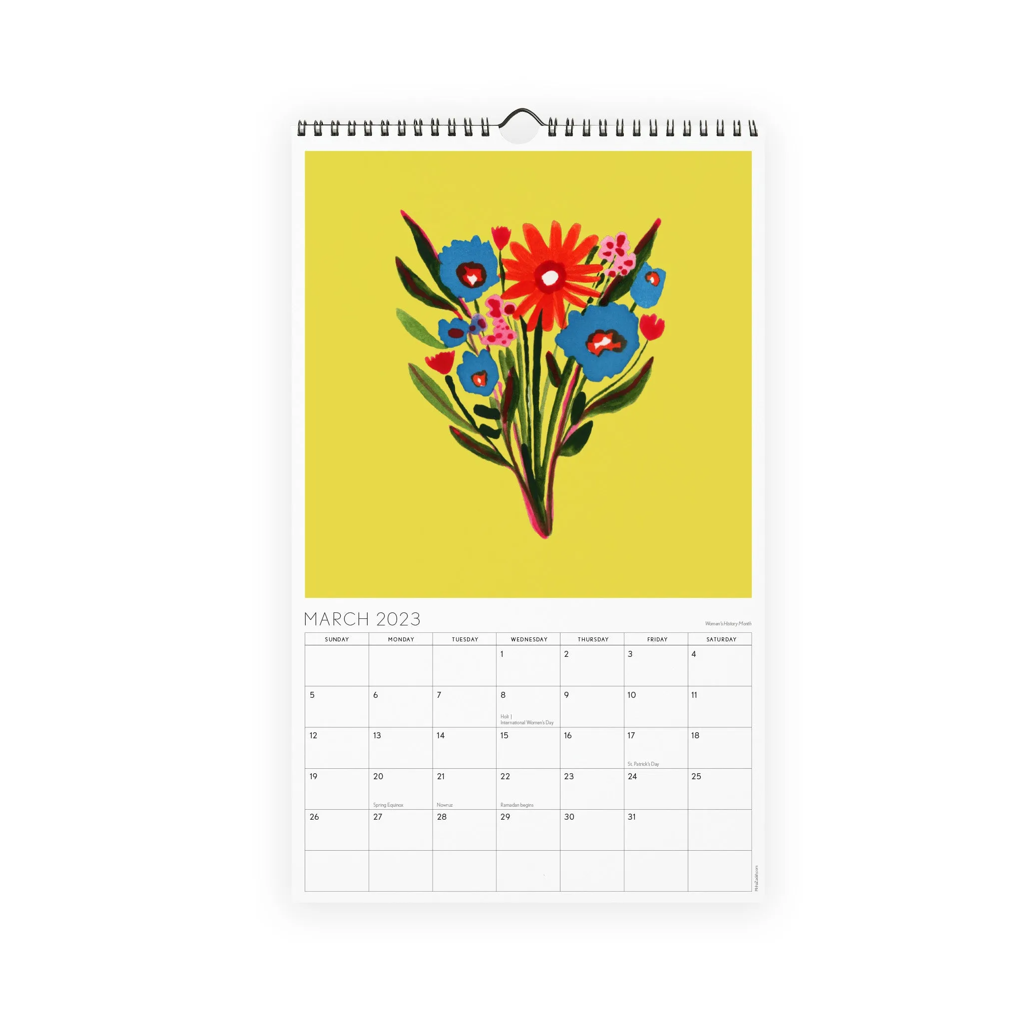 Clearance — 2023 Misha Zadeh Floral Calendar