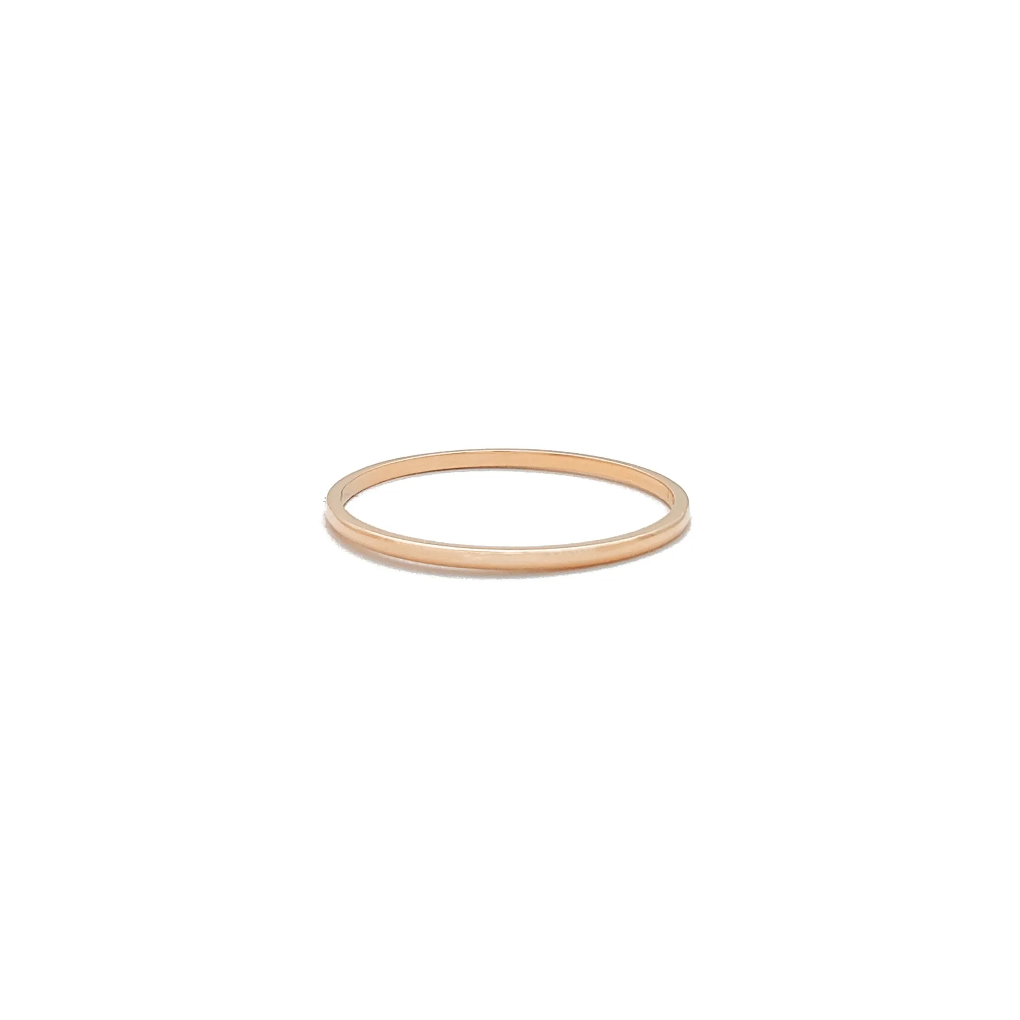 Comfort Fit Classic Slim Band Ring (14K)