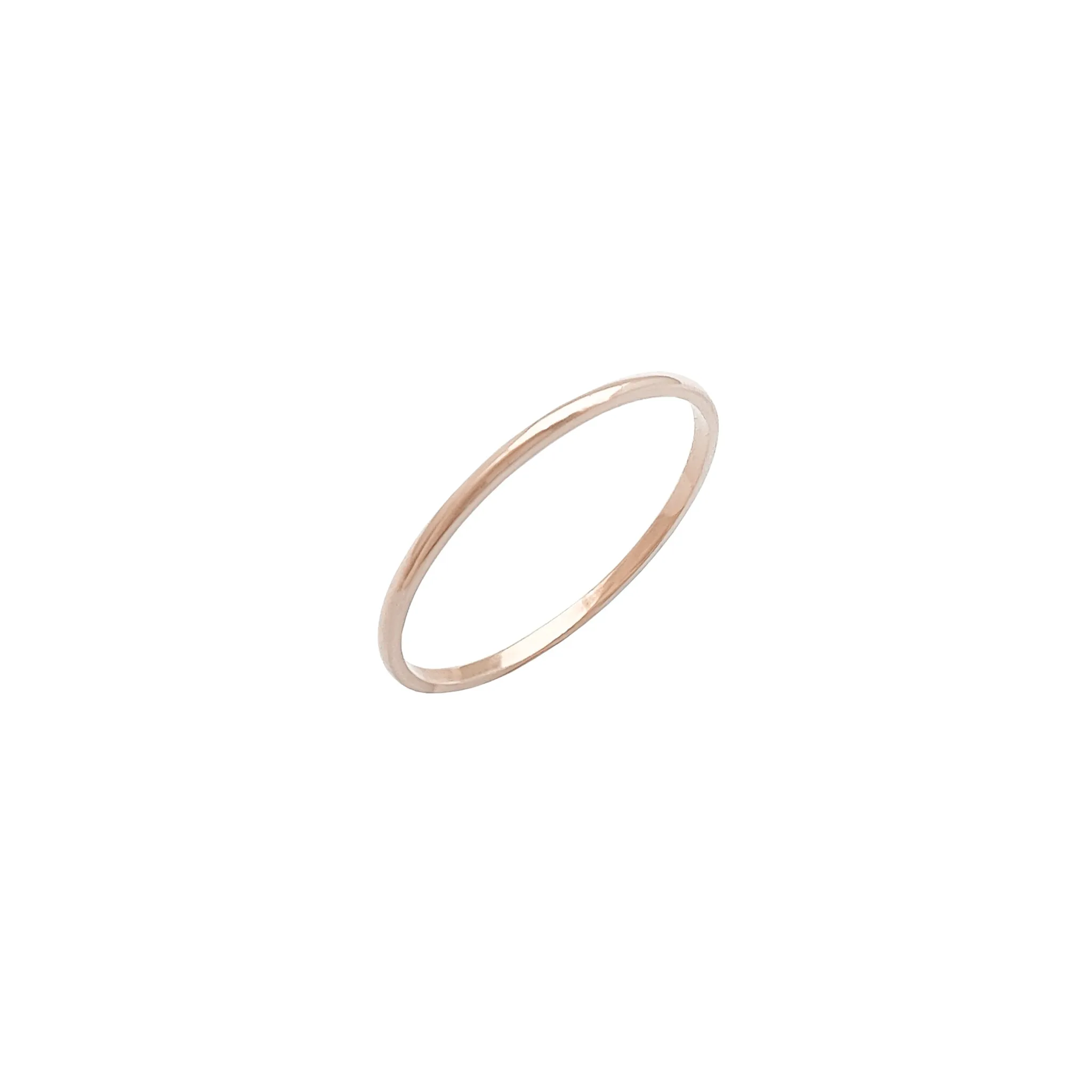 Comfort Fit Classic Slim Band Ring (14K)