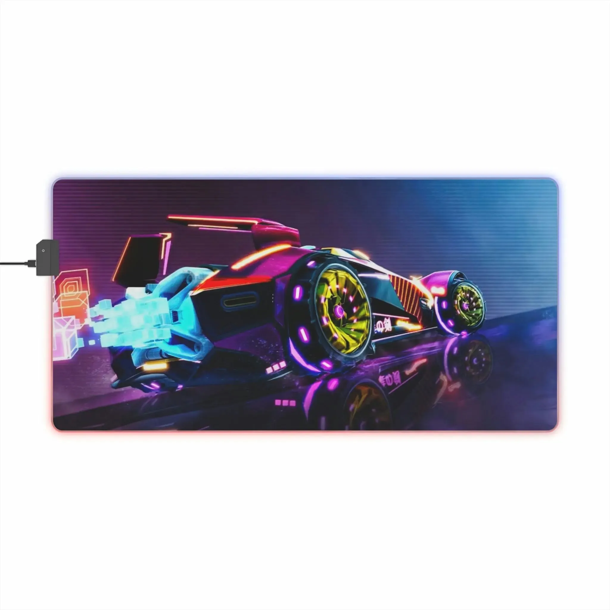 Cosmic Glow: RGB LED Gaming Mouse Pad