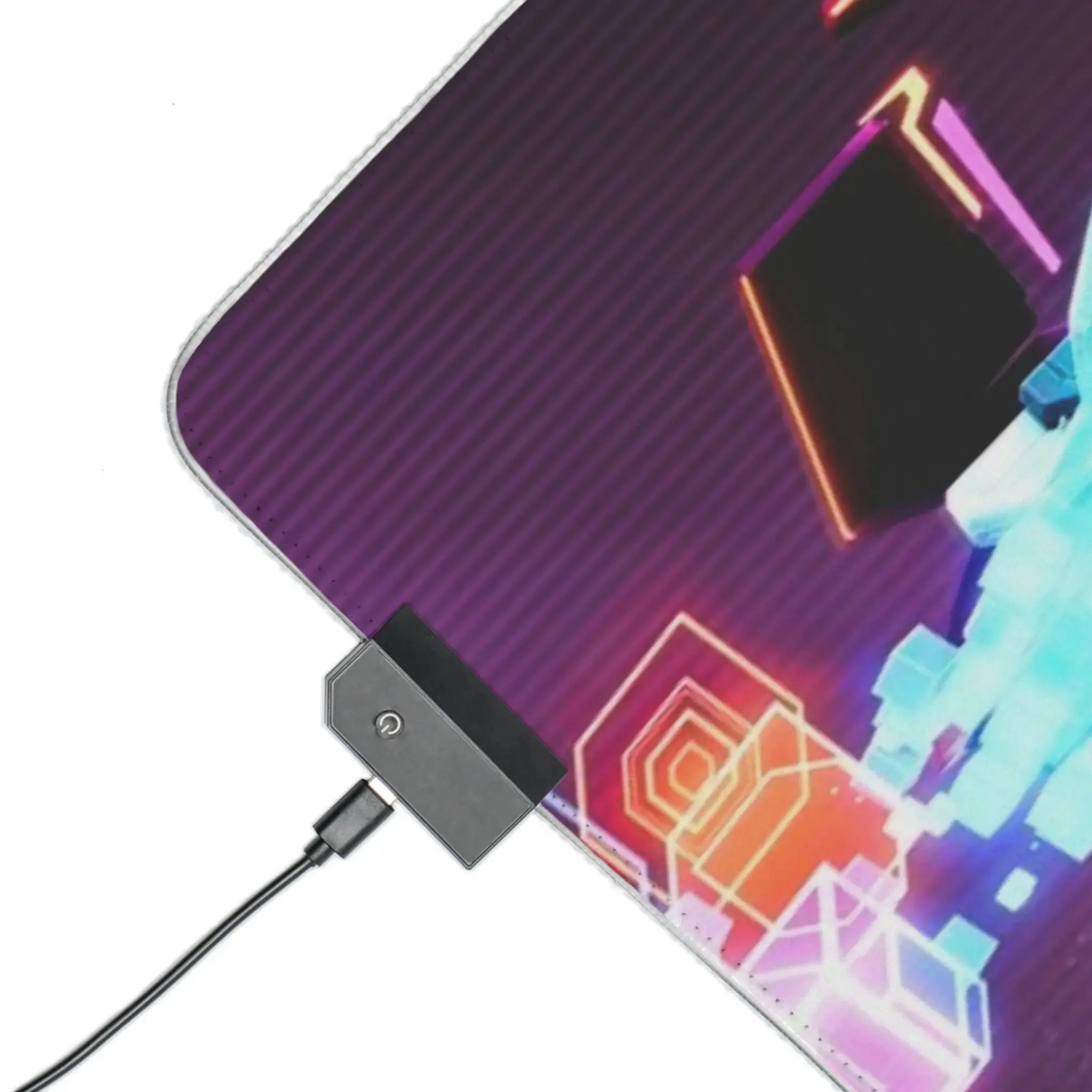 Cosmic Glow: RGB LED Gaming Mouse Pad