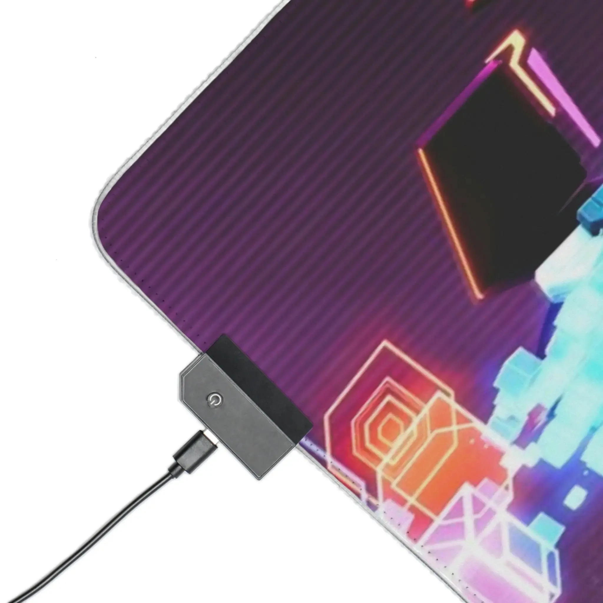 Cosmic Glow: RGB LED Gaming Mouse Pad