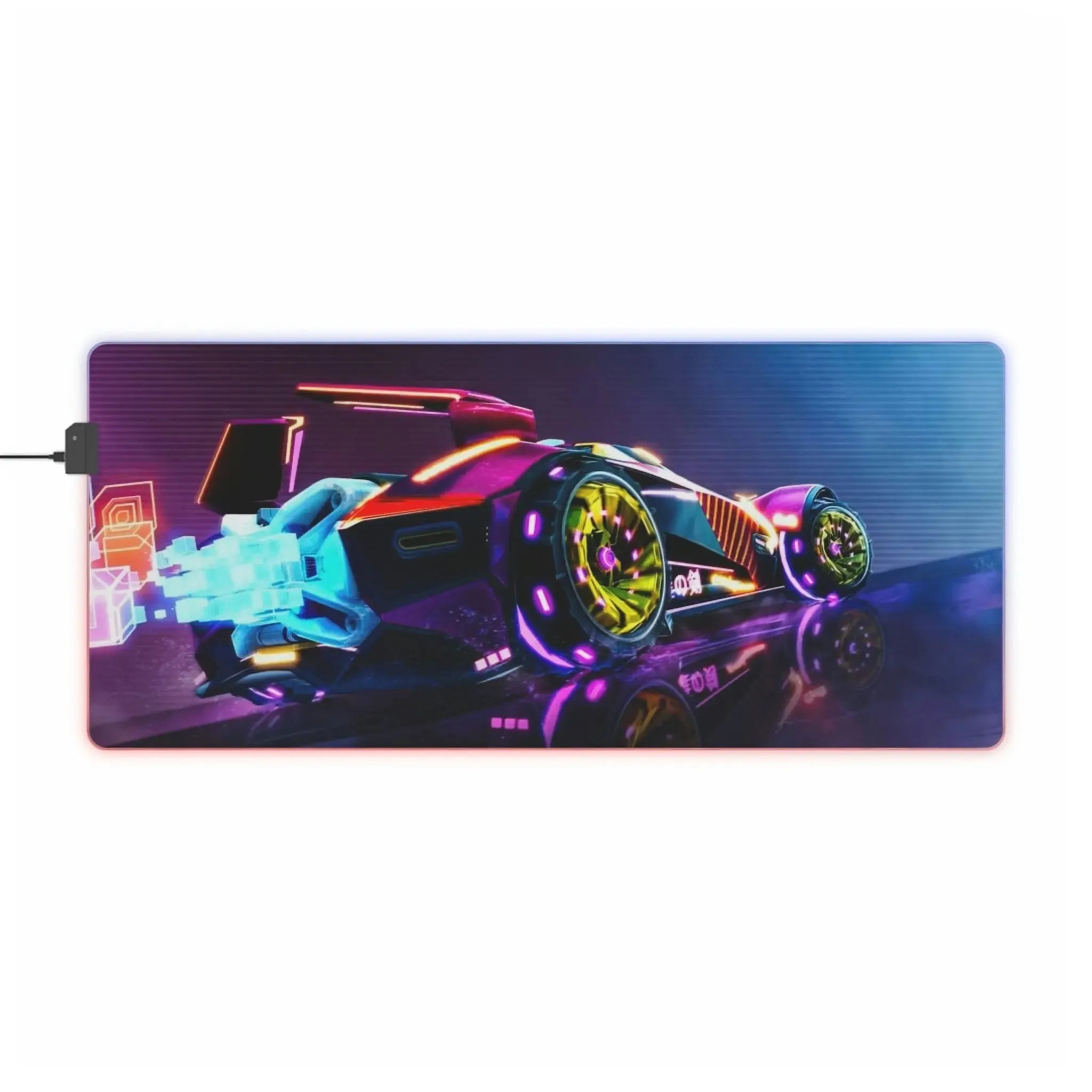 Cosmic Glow: RGB LED Gaming Mouse Pad