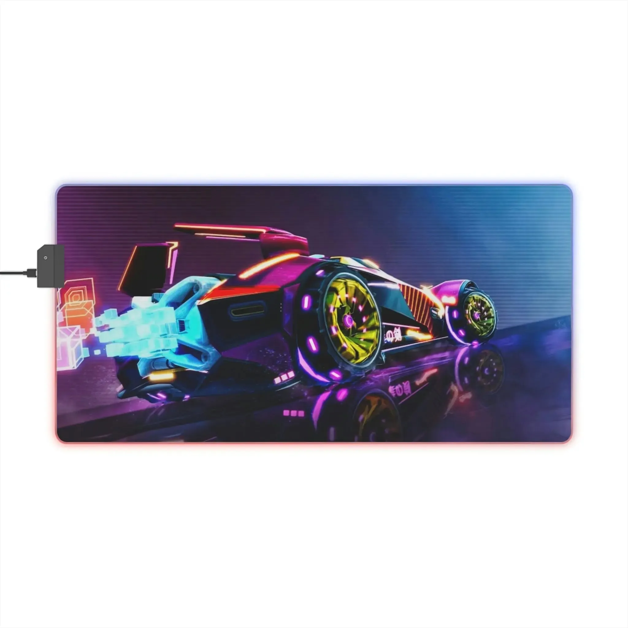 Cosmic Glow: RGB LED Gaming Mouse Pad