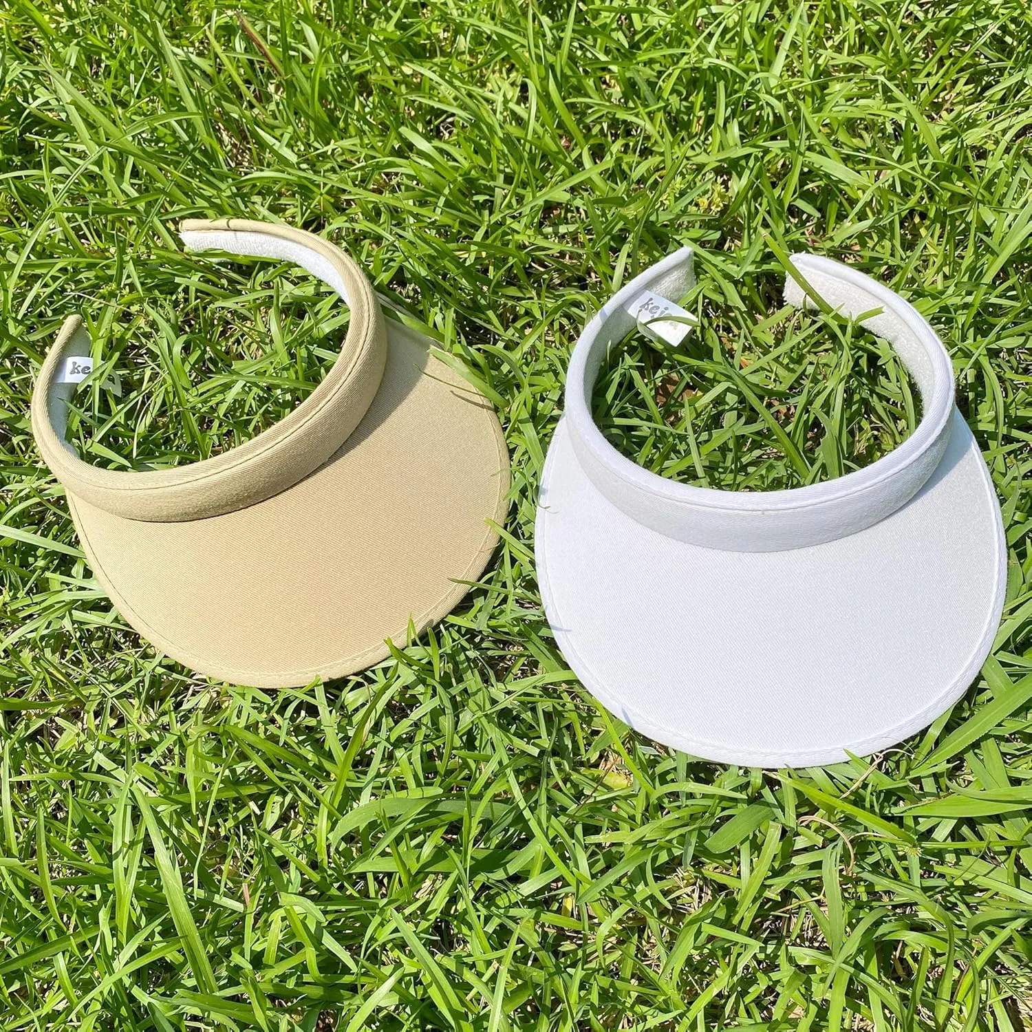 Cotton Visor Hat Women Men Clip-on Visors Hats Adjustable Outdoor Sports Golf Beach Wide Brim Sun Cap