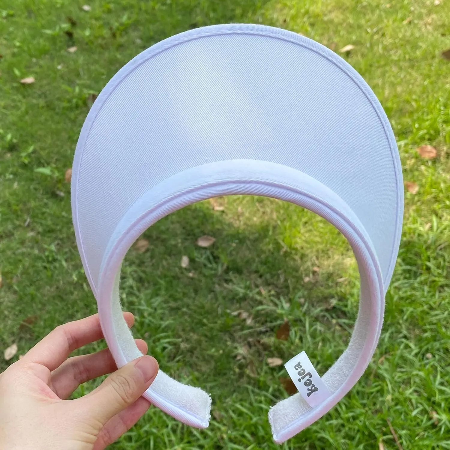 Cotton Visor Hat Women Men Clip-on Visors Hats Adjustable Outdoor Sports Golf Beach Wide Brim Sun Cap