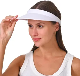 Cotton Visor Hat Women Men Clip-on Visors Hats Adjustable Outdoor Sports Golf Beach Wide Brim Sun Cap