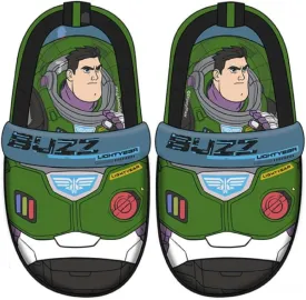 Disney Boys?? Toy Story Slippers ?C Buzz and Woody Fuzzy Slippers (Toddler/Kid)