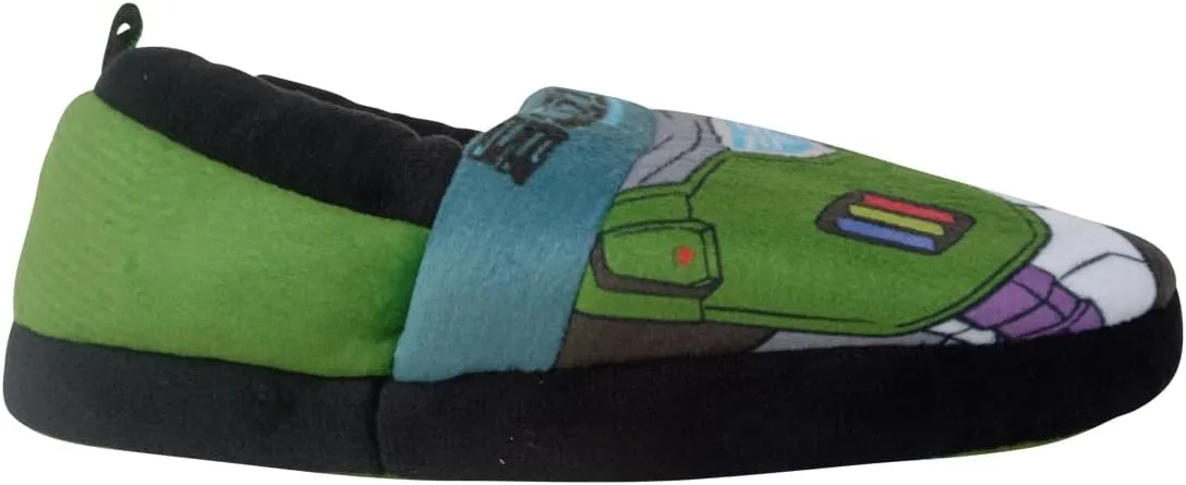 Disney Boys?? Toy Story Slippers ?C Buzz and Woody Fuzzy Slippers (Toddler/Kid)