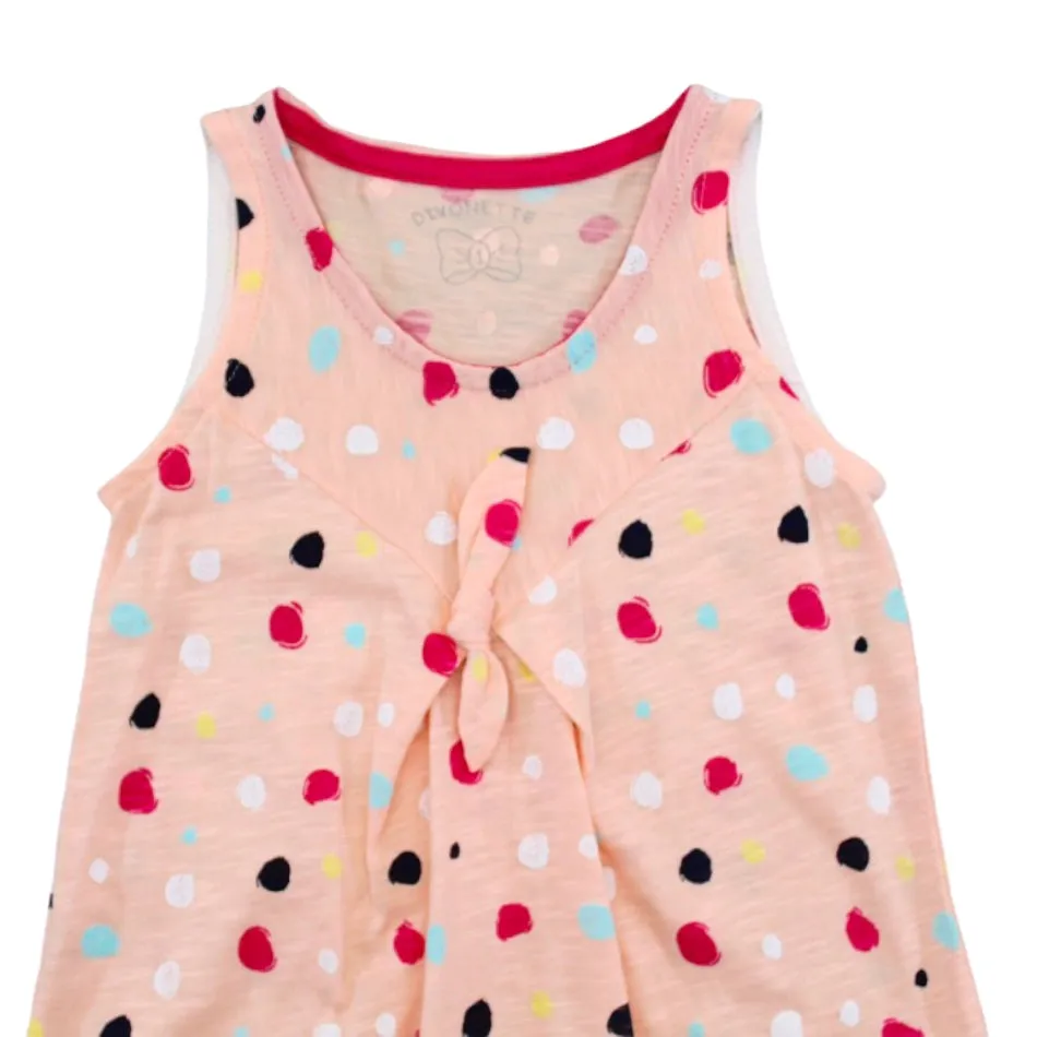 Divonette Printed Sleeveless Dress - Spots