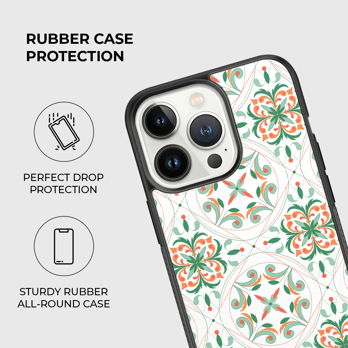Earthy Umbria Rubber Phone Case