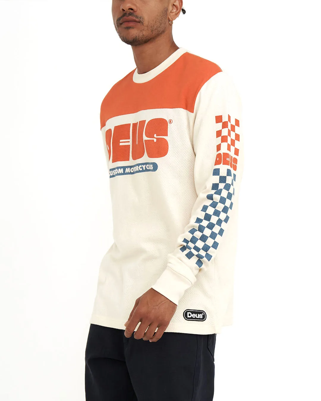 ECHO MOTO JERSEY - DIRTY WHITE