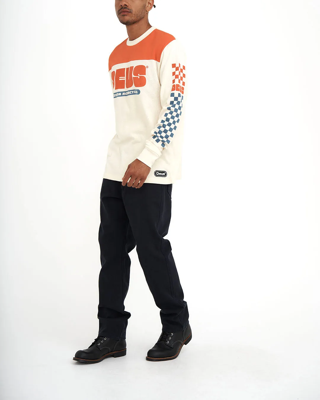 ECHO MOTO JERSEY - DIRTY WHITE