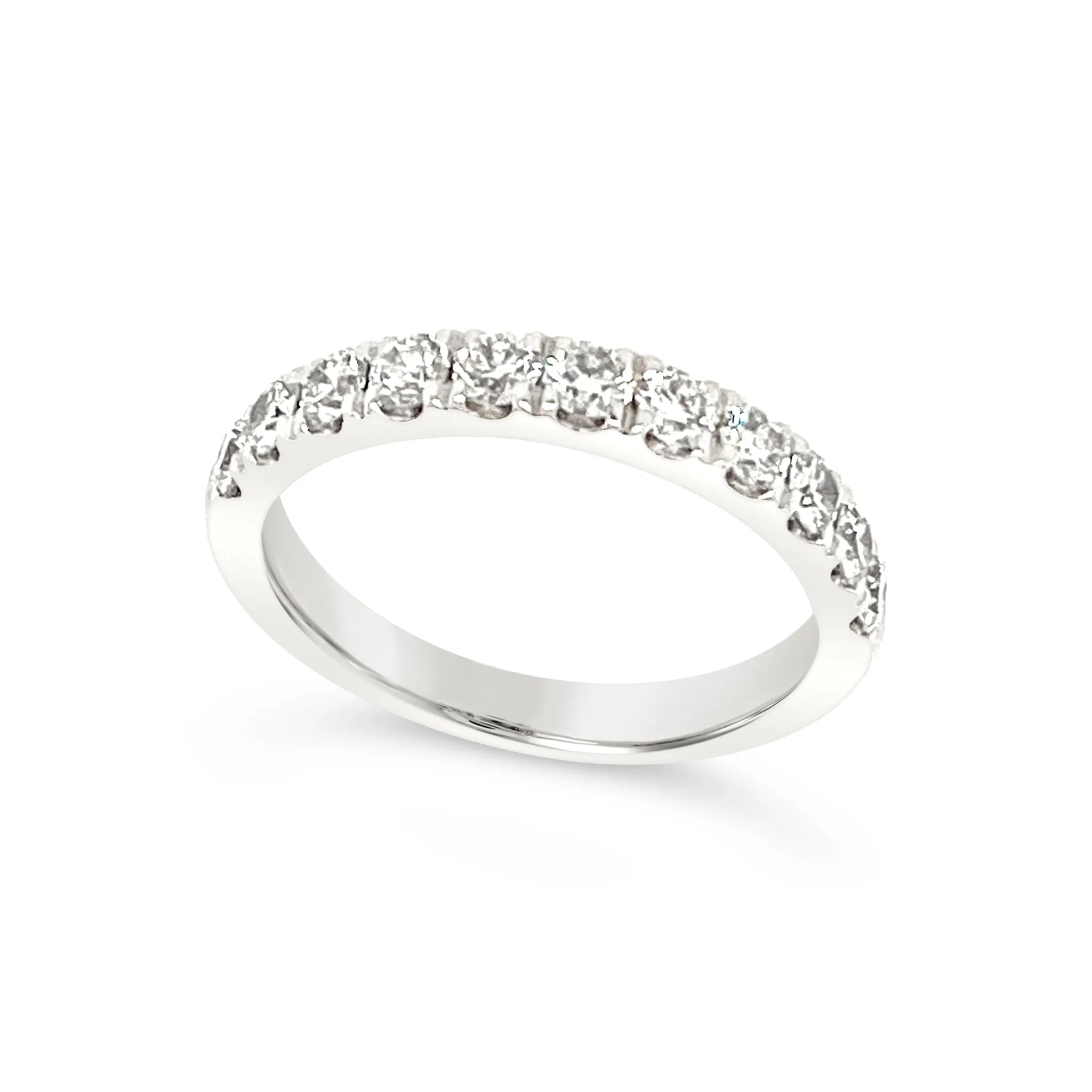 Eleven Round Diamond Wedding Band - .50 carat t.w.