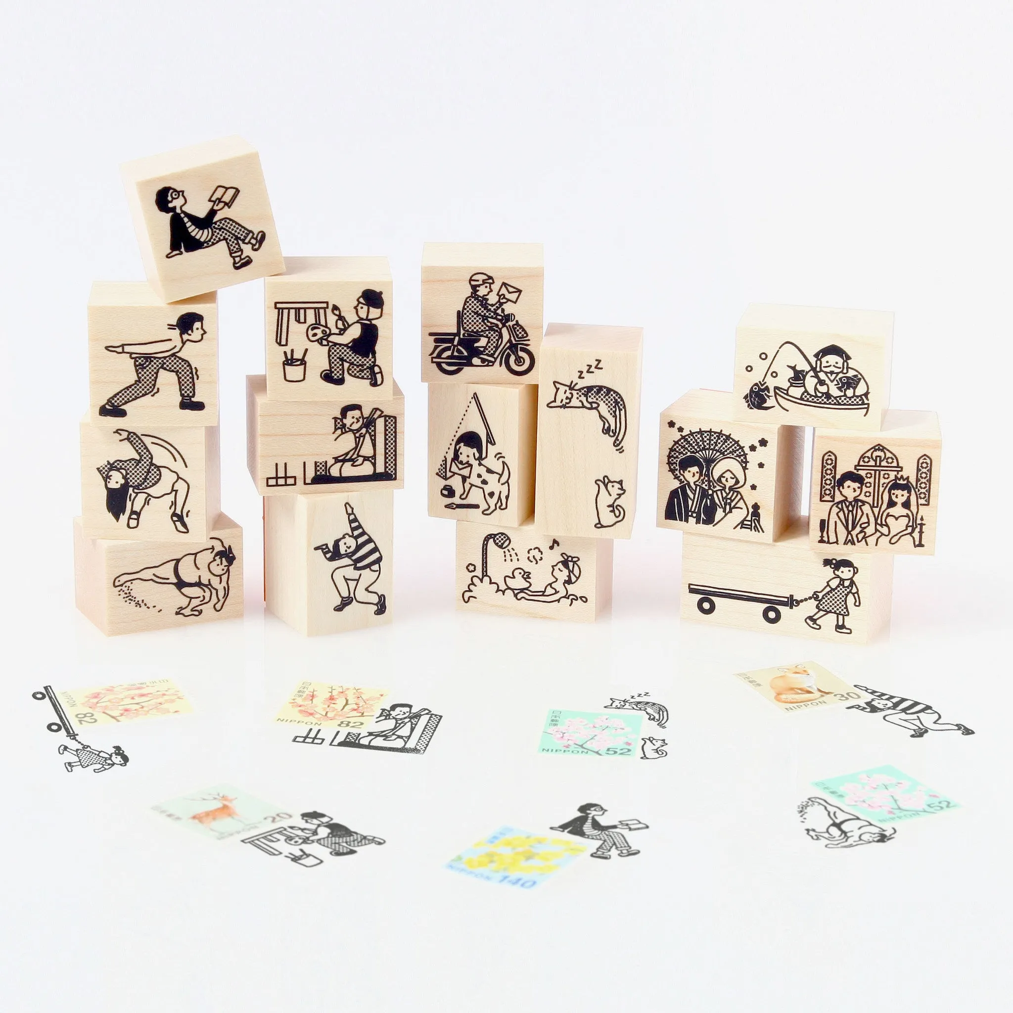 Elf Around Stamps