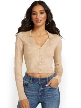 Emory Park Long-Sleeve Rib-Knit Polo - Brands We Love