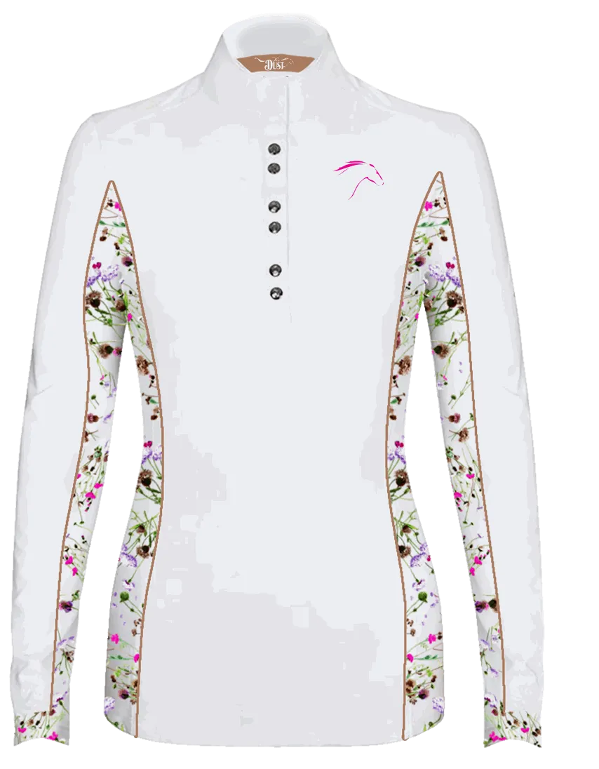 Equestrian Ladies Long Sleeve Shirt 'Wildflower'