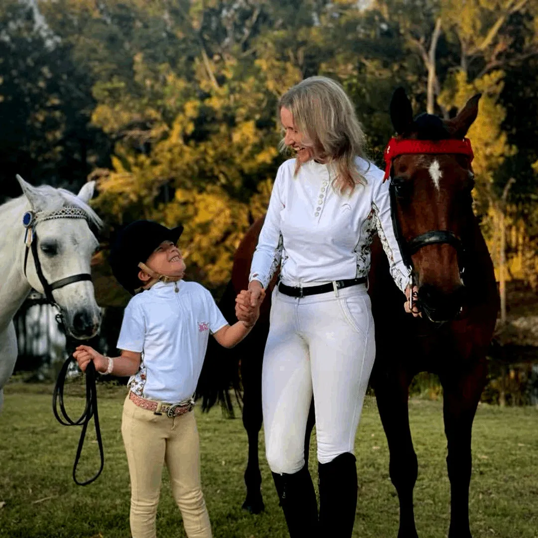 Equestrian Ladies Long Sleeve Shirt 'Wildflower'