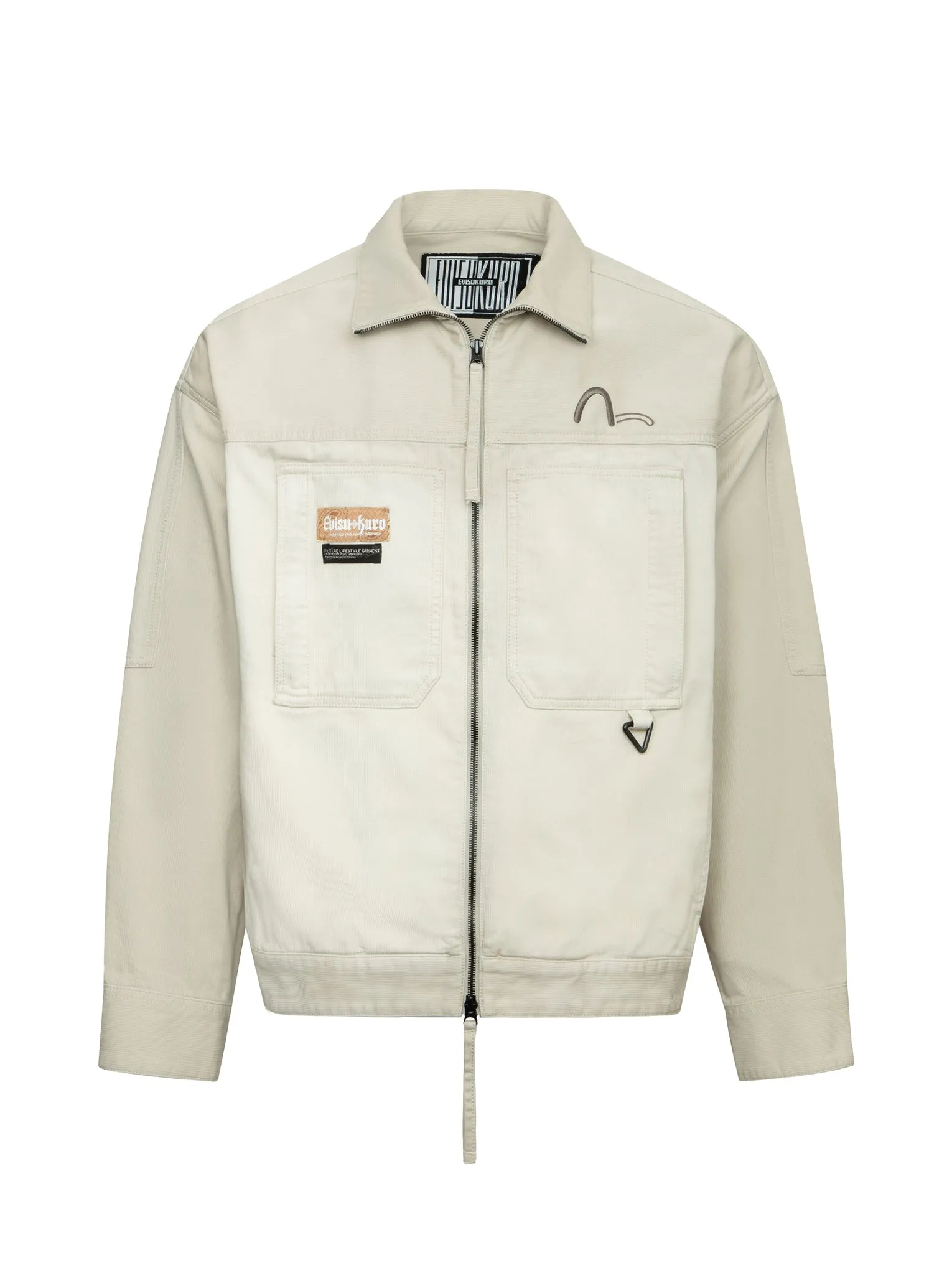 EVISUKURO Garment Dyed Oversized Jacket