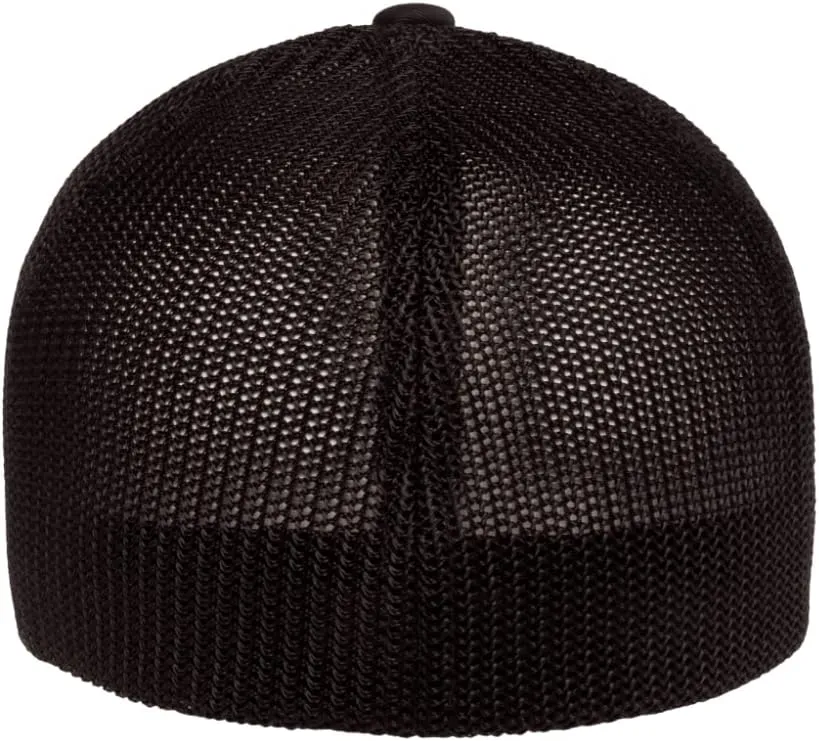 Flexfit 6511 Fitted Mid-Profile Stretchable Mesh Panels Trucker Cap | Bulk Pack Available