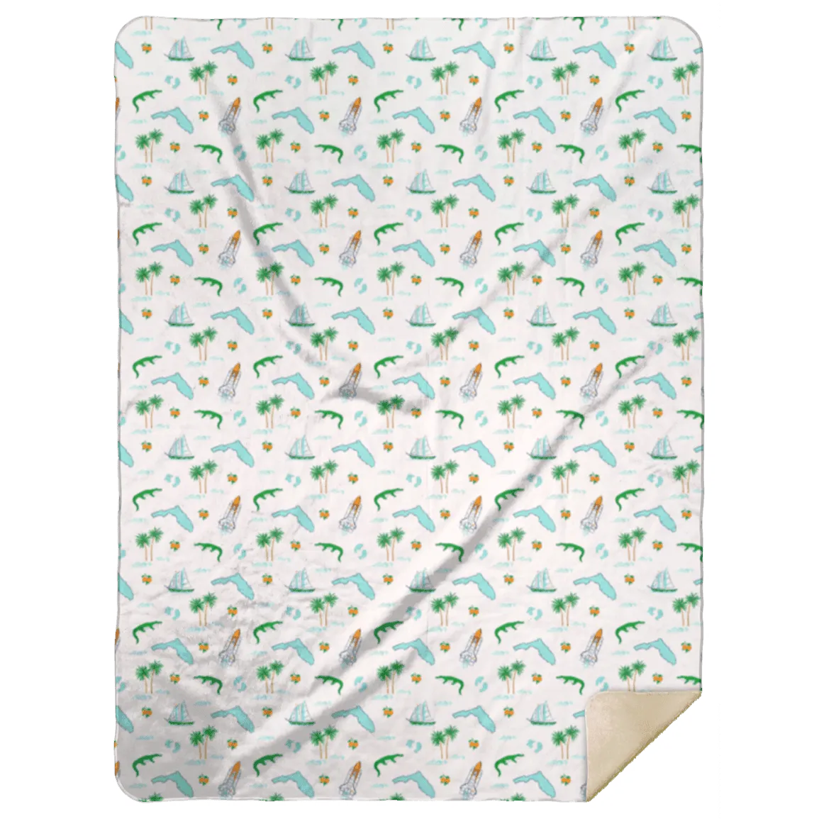 Florida Plush Throw Blanket 60x80