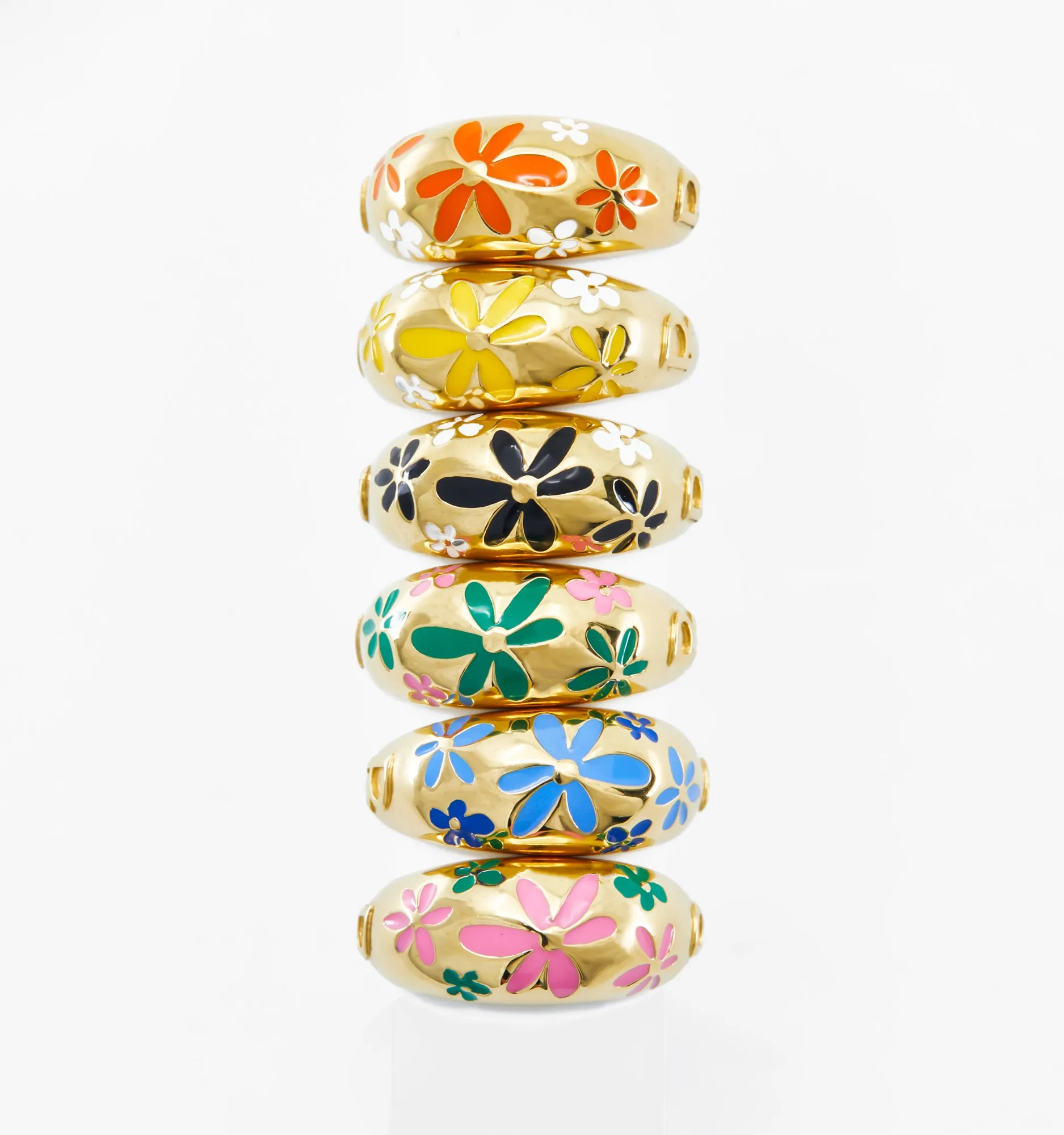 Flower Ring - Blue