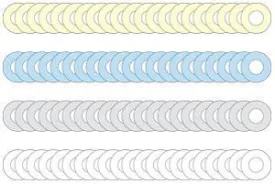 FLUTE PAD SHIM WASHER - INDIVIDUAL SIZES