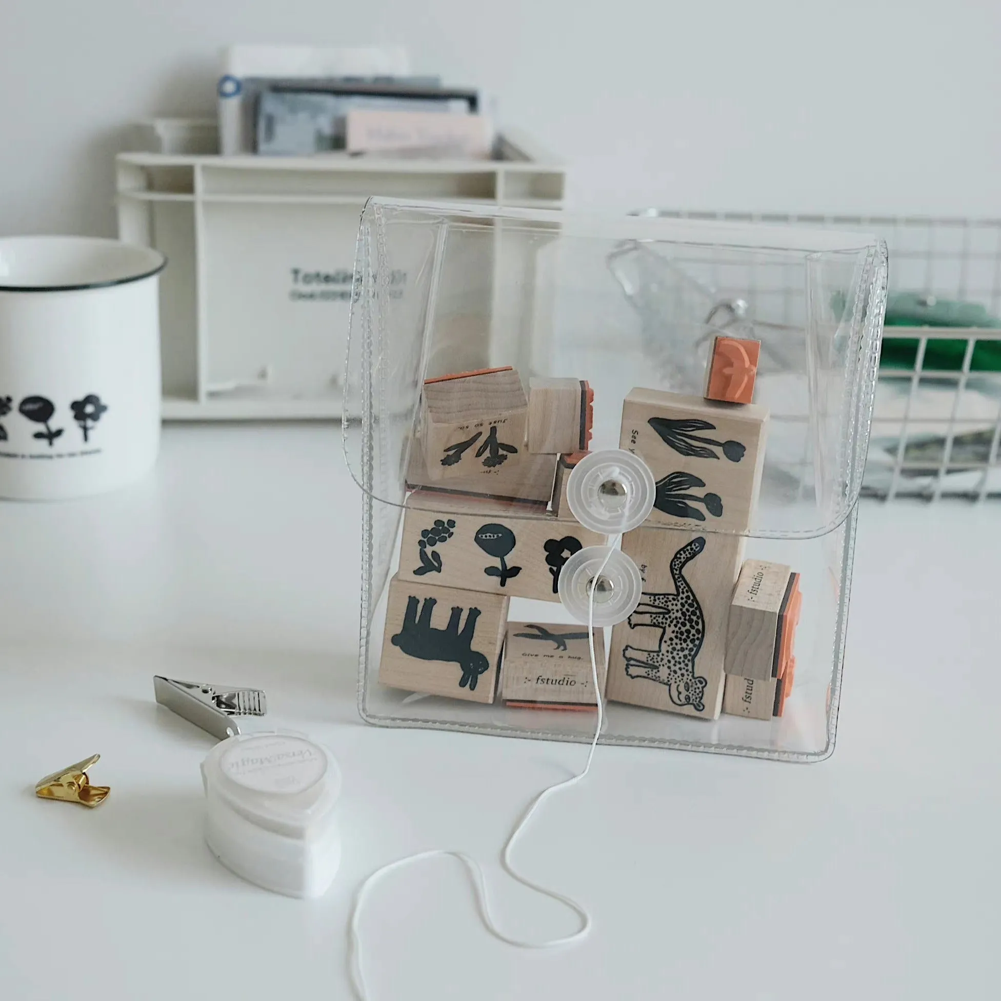 FStudio Rubber Stamp - Be alone